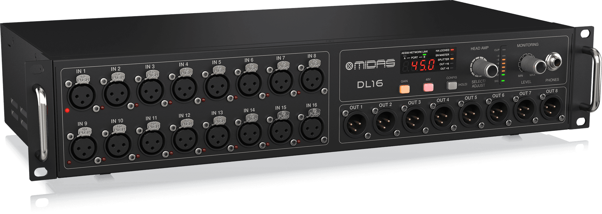MIDAS DL16 数字调音台接口箱