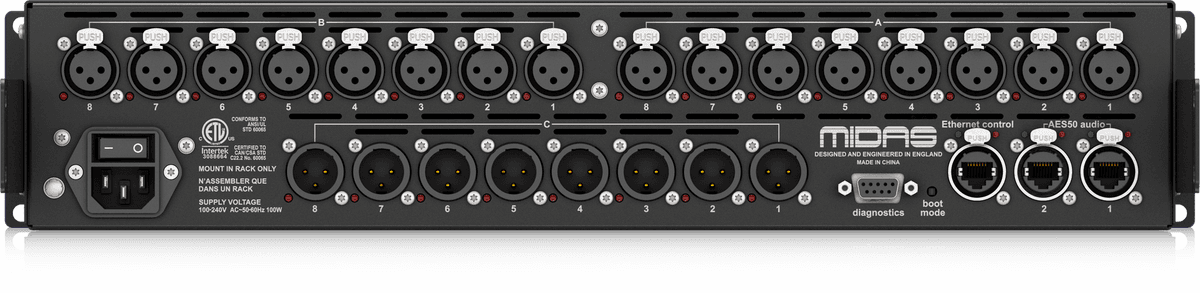 MIDAS DL153 数字调音台接口箱