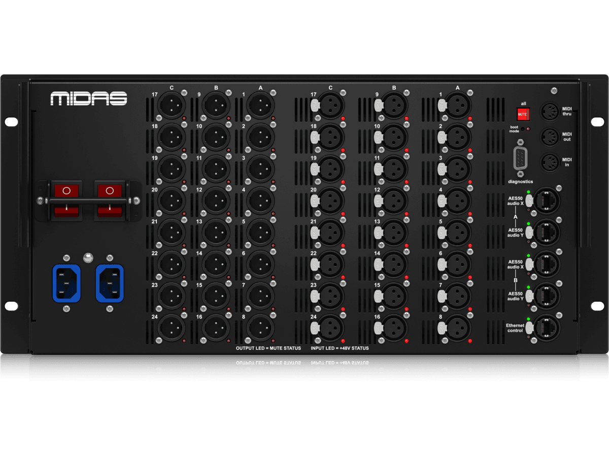 MIDAS DL251 数字调音台接口箱