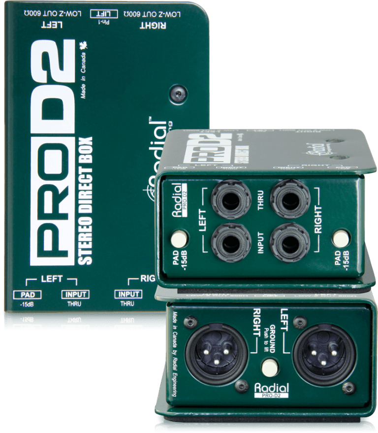 Radial PRO D2 DI盒
