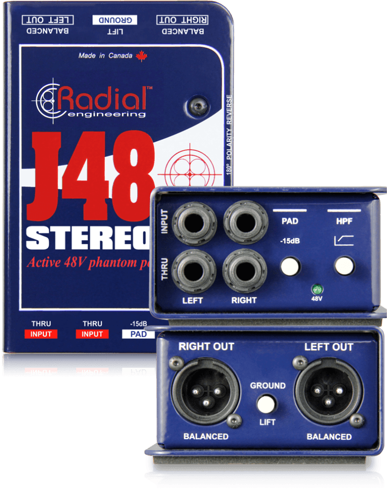 Radial J48 Stereo DI盒