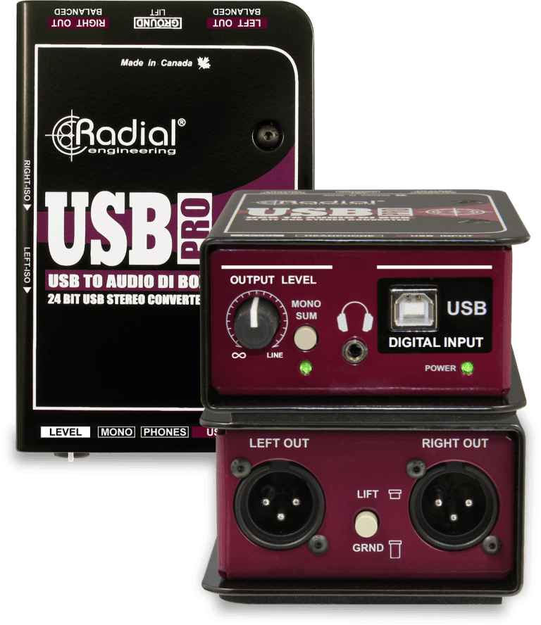 Radial USB Pro DI盒